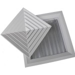 Anemostat patrat MSD595 595x595 / 375x375