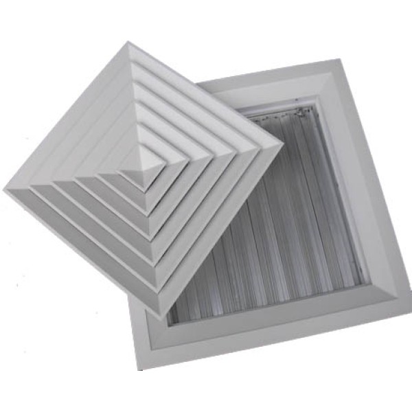 Anemostat patrat MSD595 595x595 / 375x375